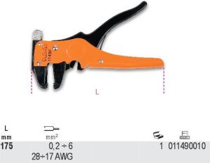 Beta Tools Szczypce do ściągania izolacji z mechanizmem tnącym (1149F) 2