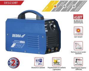 Dedra Spawarka inwertorowa 200A Hot Start (DESi210BT) 3