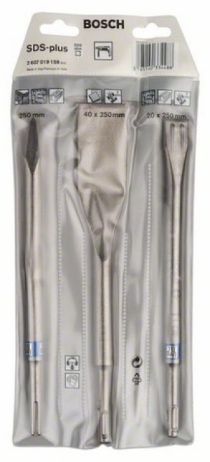 Bosch Zestaw dłut SDS-Plus 3 elementy (2.607.019.159) 2