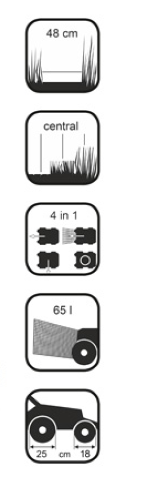 Kosiarka spalinowa Ursus Kosiarka spalinowa Ursus 625 48cm z napędem (UR-LS48625E) 2