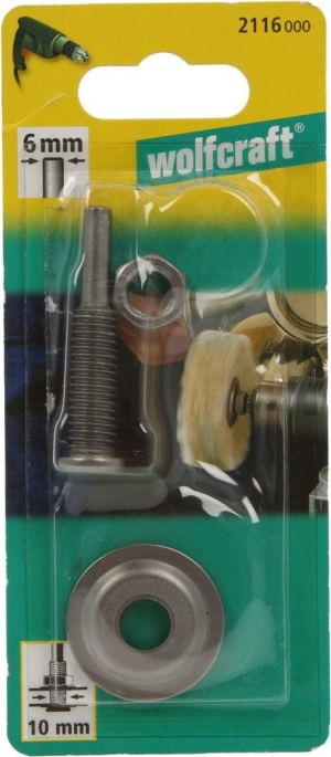 Wolfcraft Trzpień mocujący do wiertarki/wkrętarki 10mm (2116000) 3