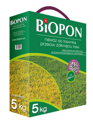 Biopon Nawóz granulowany do trawnika przeciw żółknięciu 1kg (1175) 1