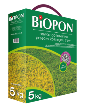 Biopon Nawóz granulowany do traw przeciw żółknięciu 3kg (1183) 1