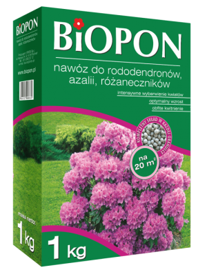 Biopon Nawóz granulowany do rododendronów, azalii i różaneczników 1kg (1058) 1