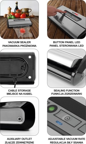 Lund Pakowarka próżniowa do żywności 175W (67882) 5