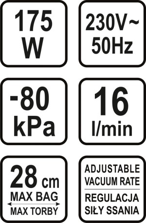 Lund Pakowarka próżniowa do żywności 175W (67882) 7