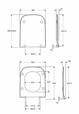 Deska sedesowa Koło Modo (L30115000) 2
