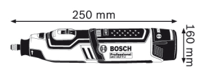Bosch Narzędzie wielofunkcyjne GRO 12V-35 + 2 x akumulator 2 Ah (06019C5001) 3
