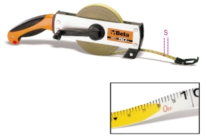 Beta Tools Przymiar zwijany z taśmą stalową lakierowaną 12,5mm x 50m (016940350) 1