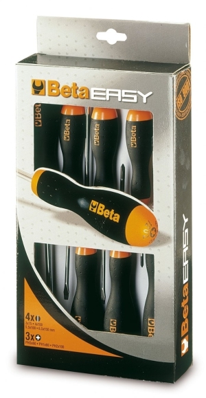 Beta Tools Zestaw wkrętaków płaskich/krzyżaków 5szt. (1203/D5) 1