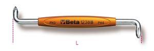 Beta Tools Wkrętak kątowy dwustronny Philips Ph3-4 200mm (012380203) 1