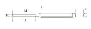 Beta Tools Punktak centrujący 5mm (000320150) 2