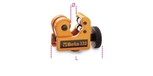 Beta Tools Obcinak krążkowy do rur z miedzi i lekkich stopów 3-16mm (003320001) 1