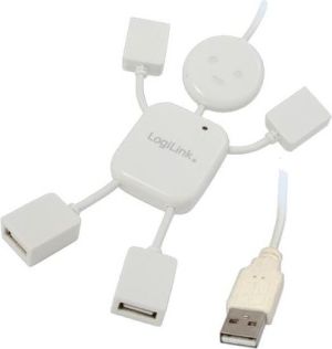 HUB USB LogiLink 4x USB-A 2.0 (UA0071) 1