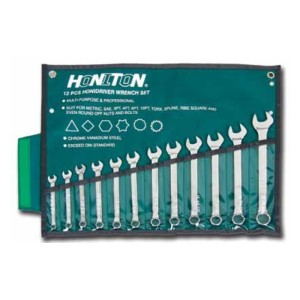 Honiton Zestaw kluczy płasko-oczkowych 8-22mm 12szt. (H0112) 1