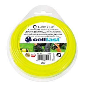 Cellfast Żyłka tnąca kwadrat 1,3mm x 15m (35-010) 1