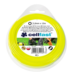 Cellfast Żyłka tnąca kwadrat 3mm x 15m (35-014) 1