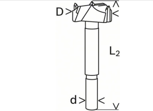 Bosch Środkowiec z węglikami spiekanymi 30 x 90mm (2608597610) 3
