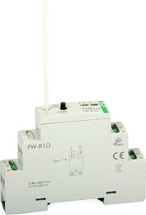 F&F Radiowy pojedynczy przekaźnik bistabilny - montaż DIN 85÷265V AC/DC (FW-R1D) 2