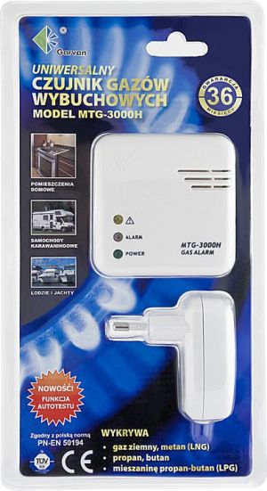Garvan Domowy czujnik gazu (GAR-MTG-3000H) 5