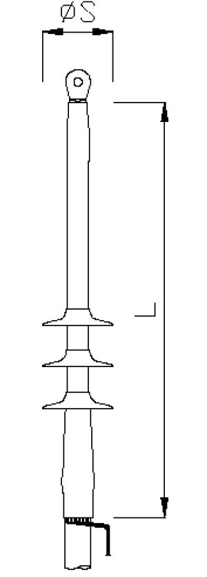 Cellpack Głowica napowietrzna 1-żyłowa CHE-F 24kV 70-24 (194064) 2