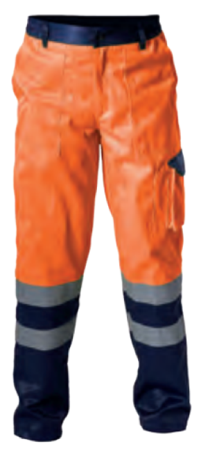 Lahti Pro Spodnie ostrzegawcze letnie rozmiar M pomarańczowe (L4100302) 1