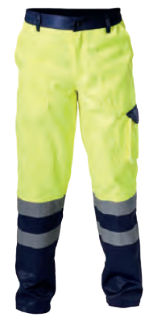 Lahti Pro Spodnie do pasa ostrzegawcze letnie rozmiar L żółte (L4100403) 1