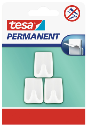 Tesa Haczyk Permanent rozmiar S biały 3szt. (66606) 2