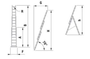 Aloss Forte Drabina wielofunkcyjna aluminiowa 8 stopniowa (8608) 2