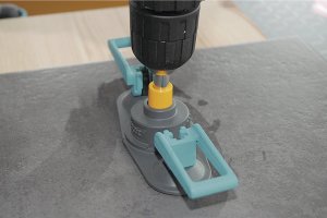 Wolfcraft Prowadnica do wierteł diamentowych 5-10mm (5911000) 2