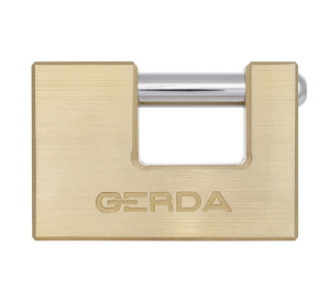 Gerda Kłódka trzpieniowa mosiężna 50mm + 3 klucze 1