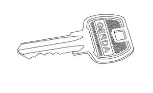 Gerda Wkładka mosiężna bębenkowa z gałką 30/50mm 3 klucze (0WKE1G03050.98030P) 5