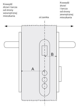 Gerda Wkładka mosiężna bębenkowa z gałką 30/50mm 3 klucze (0WKE1G03050.98030P) 6