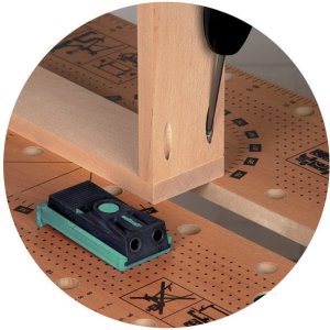 Wolfcraft Zestaw do wykonywania niewidocznych połączeń w drewnie Undercover Jig (4642000) 7