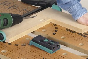 Wolfcraft Zestaw do wykonywania niewidocznych połączeń w drewnie Undercover Jig (4642000) 8