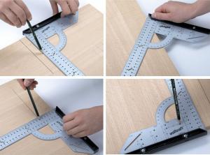 Wolfcraft Kątownik uniwersalny 200 x 300mm (5205000) 9