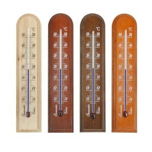 Terdens Termometr pokojowy drewniany (0204) 1