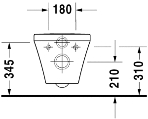 Miska WC Duravit DuraStyle Rimless wisząca (2551090000) 4