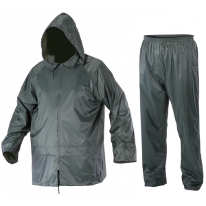 Lahti Pro Komplet przeciwdeszczowy kurtka + spodnie zieleń L (L4140203) 1