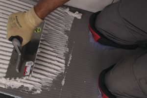 Rubi Paca zębata stalowa 28cm 8 x 8mm 45º uchwyt RUBIFLEX otwarty (75947) 2