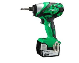 Hitachi Zakrętarka udarowa akumulatorowa 18V 2 x 4,0Ah walizka (WH14DSDLTW) 1