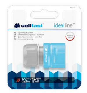 Cellfast Szybkozłącze przelotowe 1/2 - 5/8" (50-630) 2