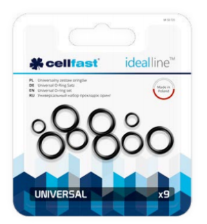 Cellfast Uniwersalny zestaw oringów 9szt. (50-725) 2