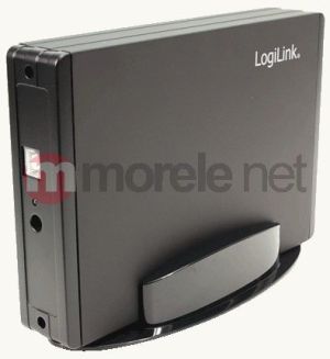 Kieszeń LogiLink Obudowa aluminiowa do HDD 3,5 SATA, USB, czarna (UA0060) 1