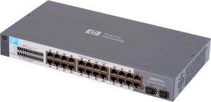 Switch HP 1410-24G, 24x 10/100/1000 Mbps, 2x SFP (J9561A) 1