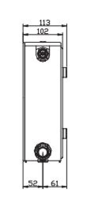 Stelrad Grzejnik Planar Style Typ 22 600 x 1600mm lewostronny (GR-ST-PS-22/60/160) 12