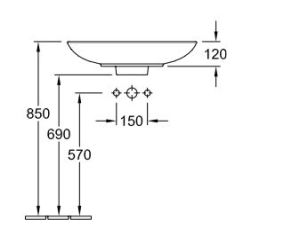 Umywalka Villeroy & Boch Loop&Friends 63cm (51511001) 3