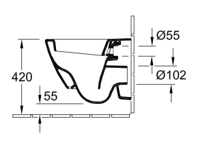 Miska WC Villeroy & Boch Subway 2.0 wisząca (56061001) 4