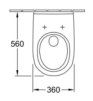 Miska WC Villeroy & Boch O.novo wisząca (5660H101) 2