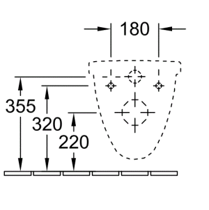 Miska WC Villeroy & Boch O.novo wisząca (5660H101) 3